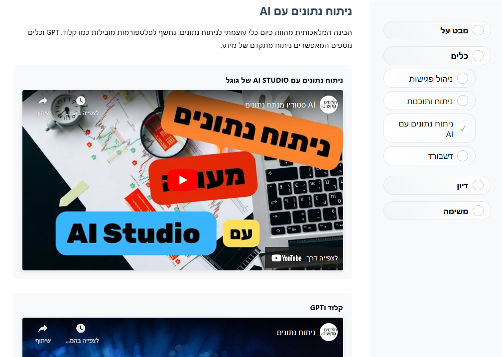 בינה מלאכותית לבעלי תפקידים 4